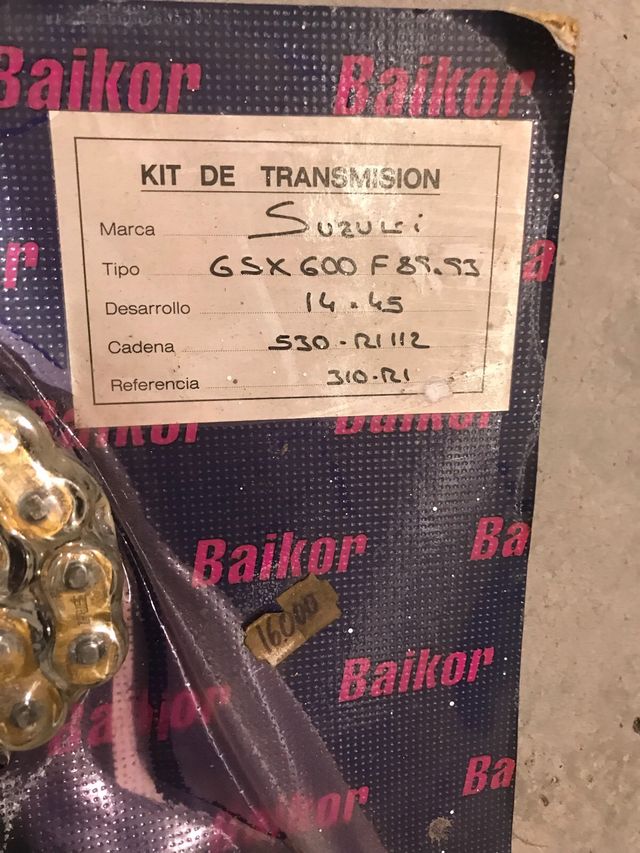 Kit Transmisión Suzuki 600