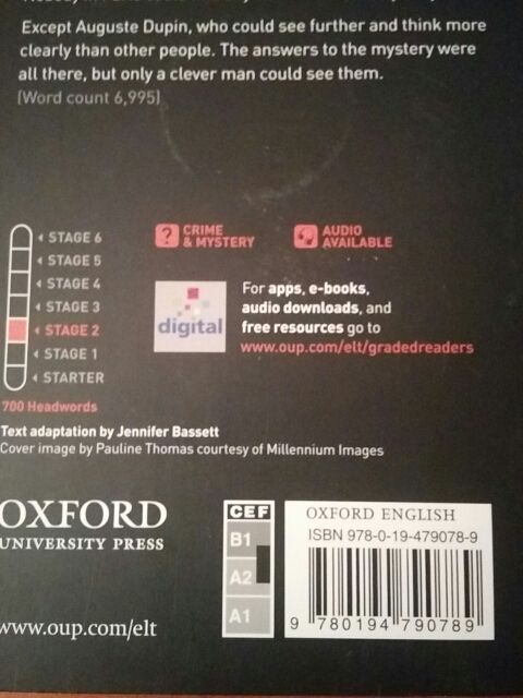 Libro inglés The murders in the Rue Morgue