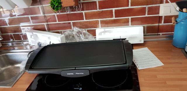 Barbacoa,plancha asador eléctrica de sobremesa