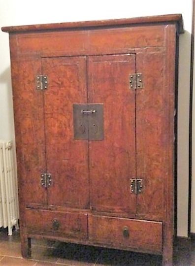 ARMARIO CHINO DE MADERA DE OLMO de segunda mano por 1 € en Donostia-San