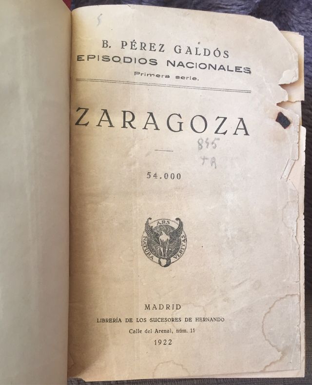 EPISODIOS NACIONALES, 1907-1922-1924.