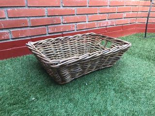 Cesta mimbre Ikea de segunda mano en WALLAPOP