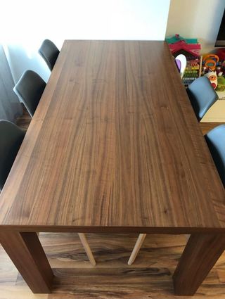 Mesa comedor nogal de segunda mano en WALLAPOP Mesa comedor nogal de segunda mano en WALLAPOP