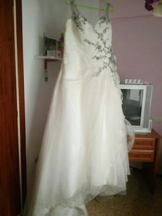 vestido de novia talla 46 de segunda mano en wallapop