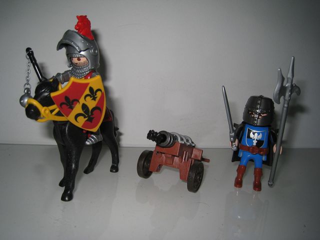 Playmobil Caballeros con Cañón y Armas 5972