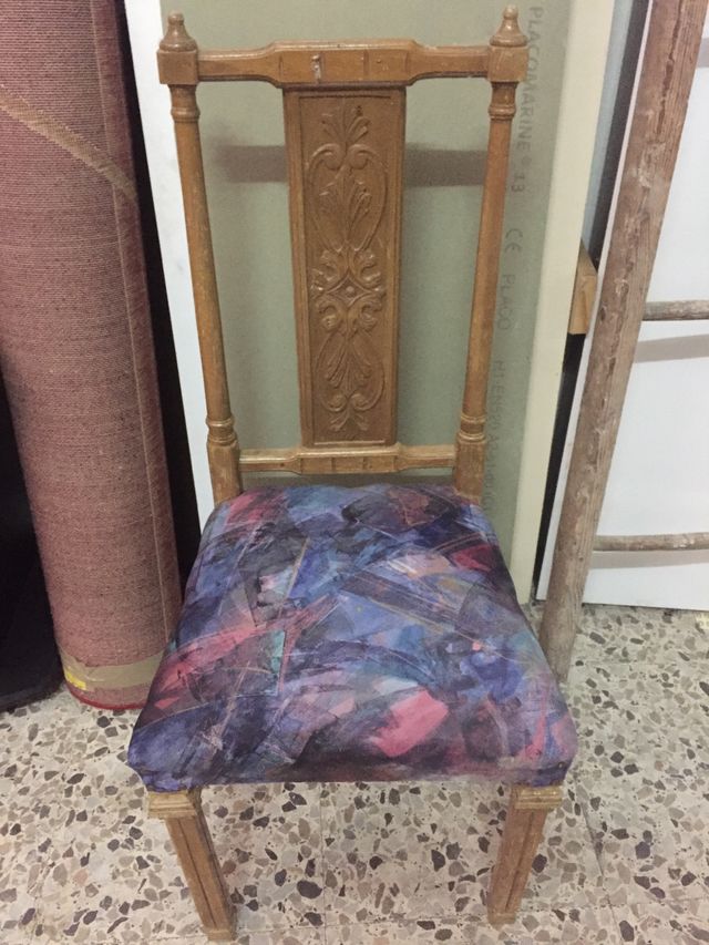 Sillas comedor vintage. Tengo 6 sillas de segunda mano por 4 € en ... Sillas comedor vintage. Tengo 6 sillas de segunda mano por 4 € en ...