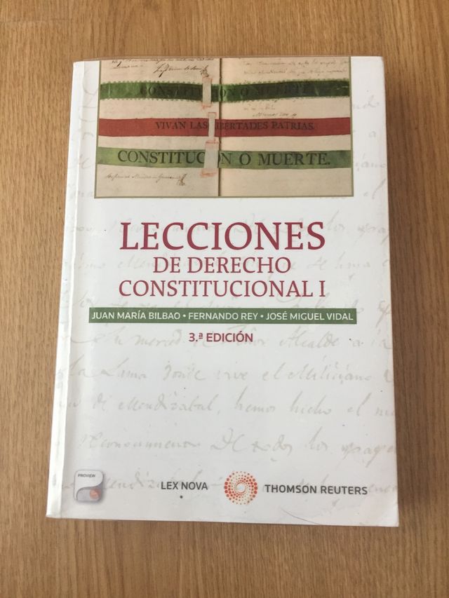 Lecciones de Derecho Constitucional I