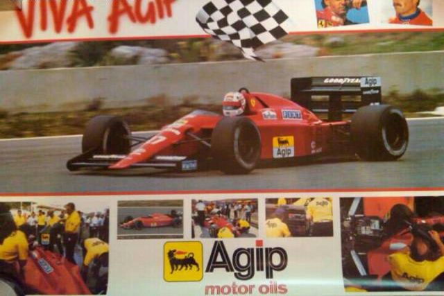 poster Agip Ferrari F1