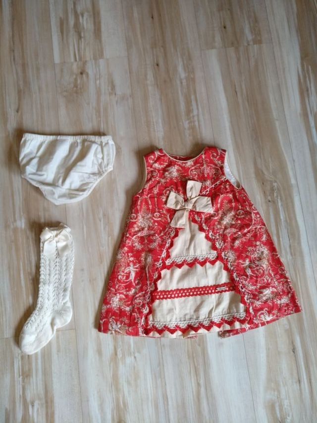 Conjunto vestido Miranda y calcetín Cóndor 2 años
