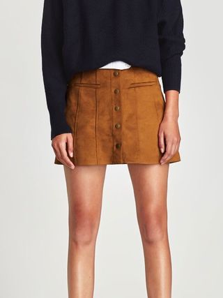 Zara Mini Falda Antelina Mini Mini Falda Zara Antelina Falda Mini Zara Antelina 4fwgqTwd