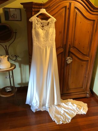 vestido de novia talla 44 de segunda mano en torrelavega en wallapop