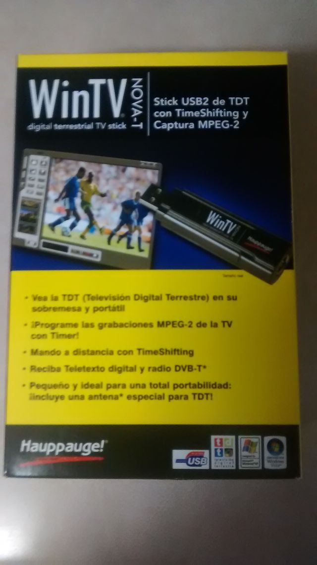 Sintonizador de TDT vía USB2 WinTV NOVA-T