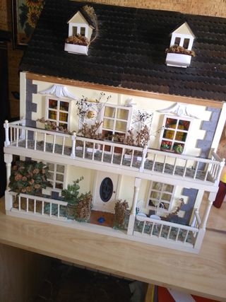 Estilo Moderno Caballeros artículos colonia mostrar miniaturas casa de muñecas