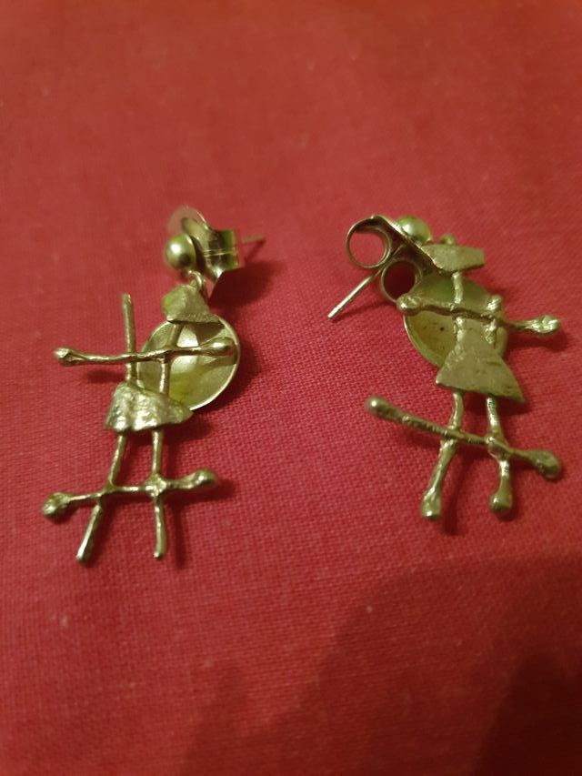 Pendientes plata autor Alex Redondo