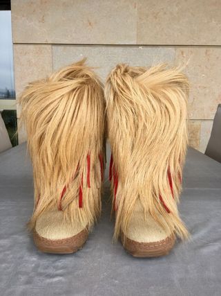 botas apreski pelo