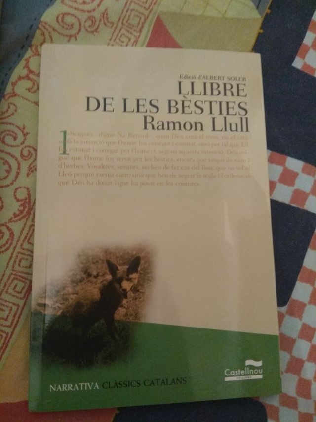 Llibre de les bèsties  de Ramon Llull