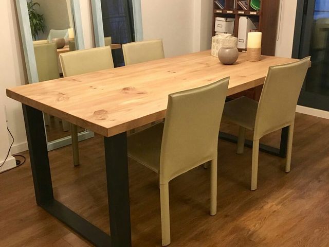 Mesa comedor madera maciza de segunda mano por 500 € en Paterna en ... Mesa comedor madera maciza de segunda mano por 500 € en Paterna en ...