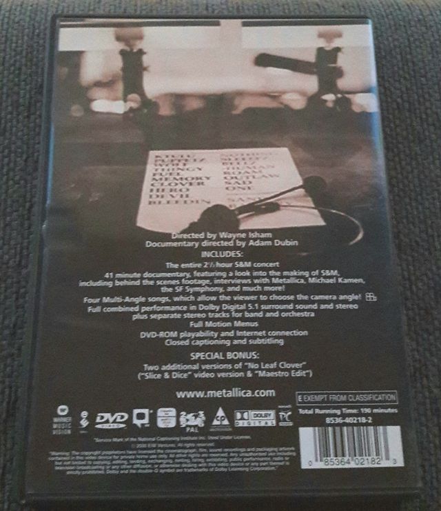 Metallica  S & M (DVD)