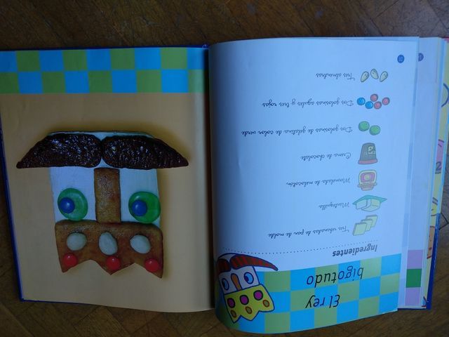 Libro de cocina para niños.