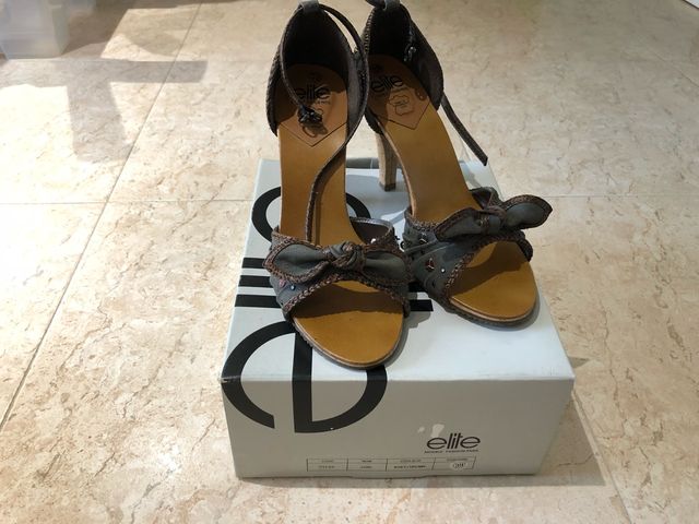 Sandalias tacón Elite nuevas n.39