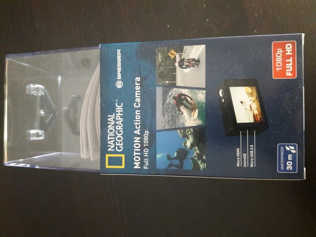 Cámara tipo GoPro National Geographic por estrenar