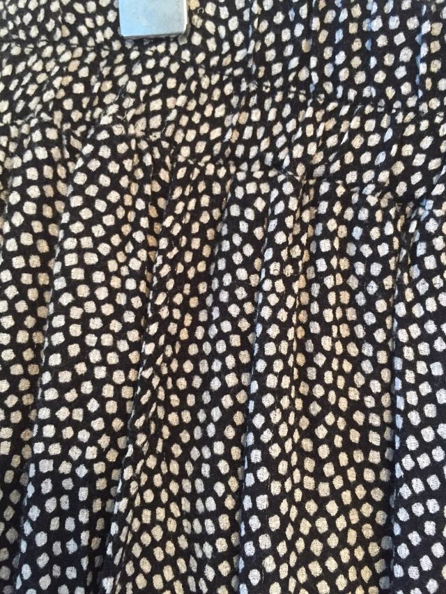 Falda lunares, mango. Talla XL