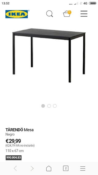 Mesa comedor Ikea de segunda mano en Málaga en WALLAPOP Mesa comedor Ikea de segunda mano en Málaga en WALLAPOP