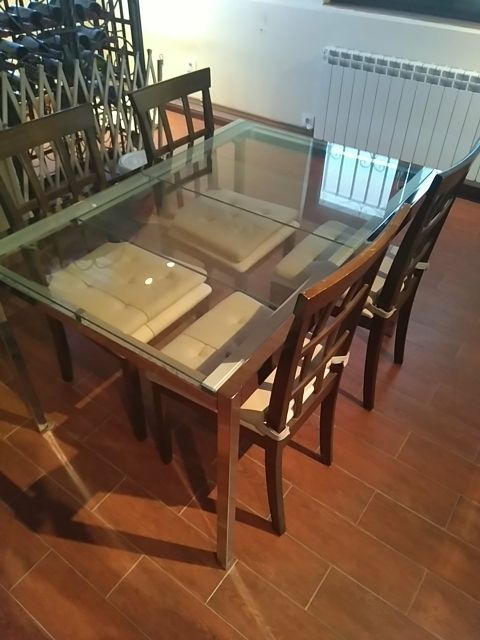 URGE! Mesa comedor cristal extensible GLIVARP Ikea de segunda mano ... URGE! Mesa comedor cristal extensible GLIVARP Ikea de segunda mano ...