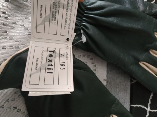 guantes piel nuevos