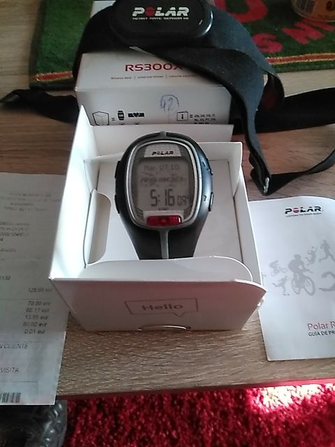 #polar rs 300x con banda frecuencia cardiaca
