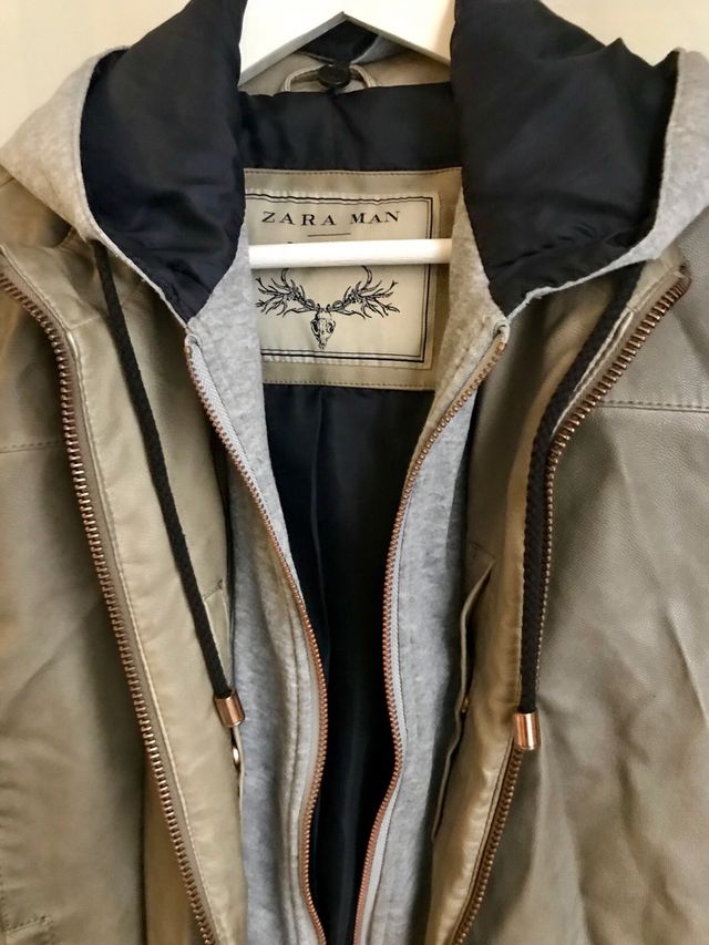 Chaqueta piel hombre