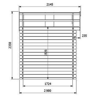 Caseta jardin 3x3 m ⭐Envío Gratis