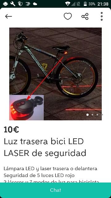 luz trasera de varias posiciones de luz.