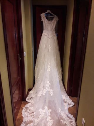 vestido de novia de segunda mano en fuenlabrada en wallapop