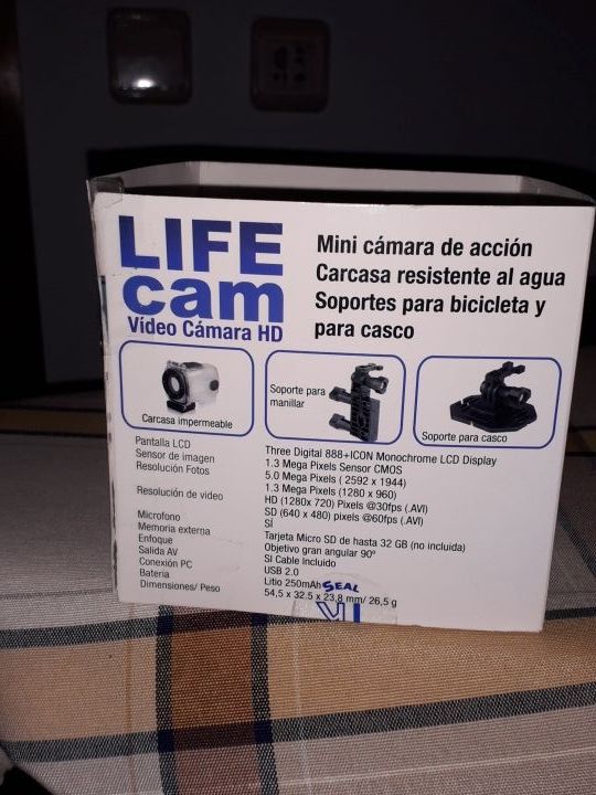 mini video camara sumergible