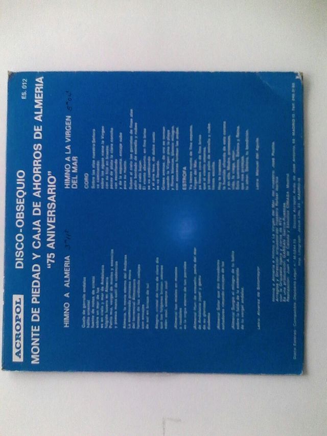 disco vinilo Almería