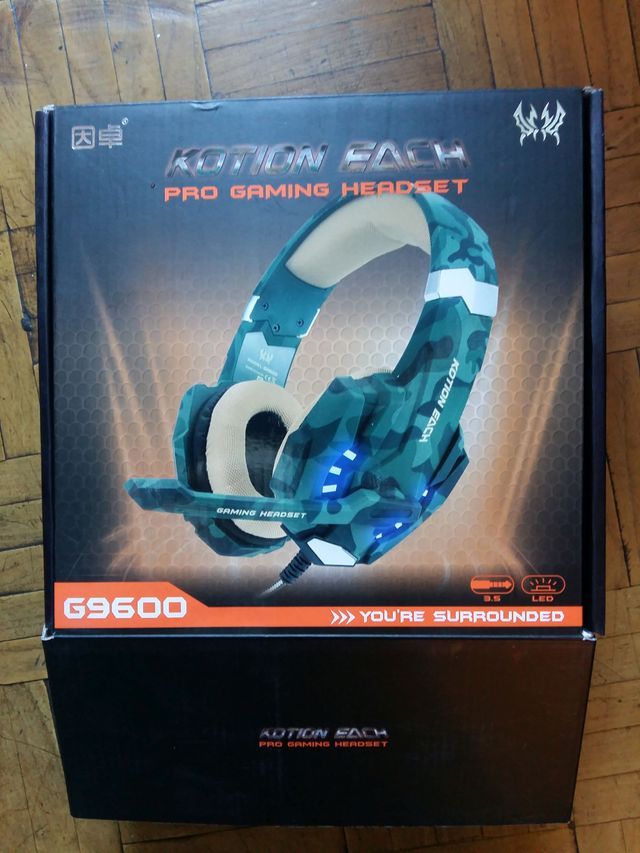 Auriculares Con Micrófono Kotion Each G9600 De Segunda Mano Por 10