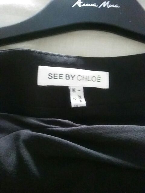 Vestido negro See by Chloé