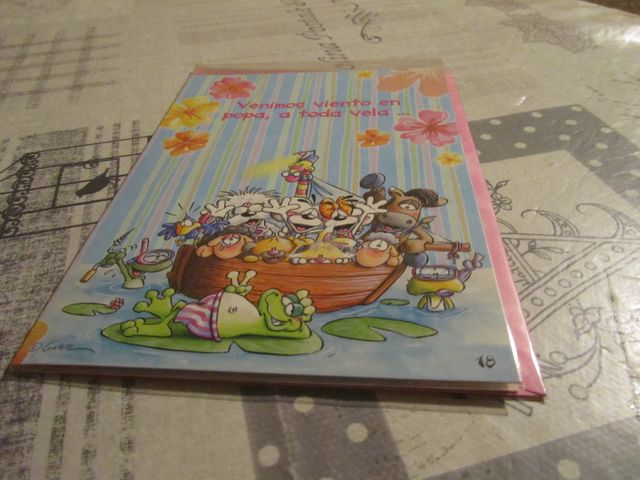 TARJETA FELICITACION DIDDL CON SOBRE.