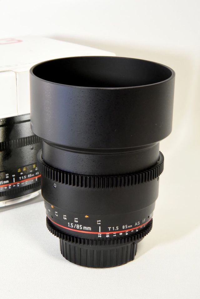 Objetivo Videos/Retratos para Nikon 85mm T1.5/F1.4