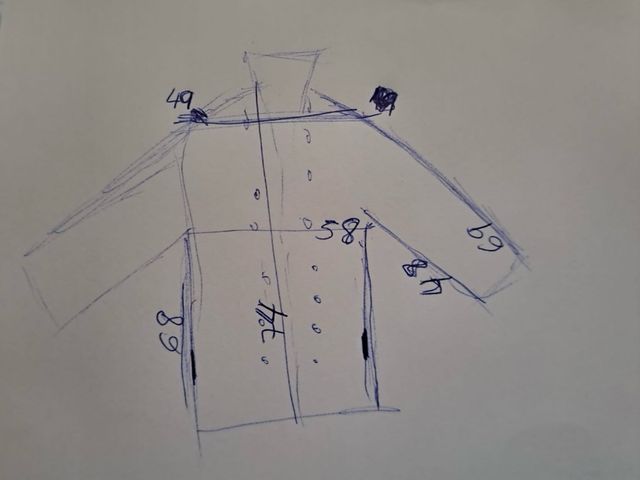 Abrigo corto cruzado Adolfo Dominguez