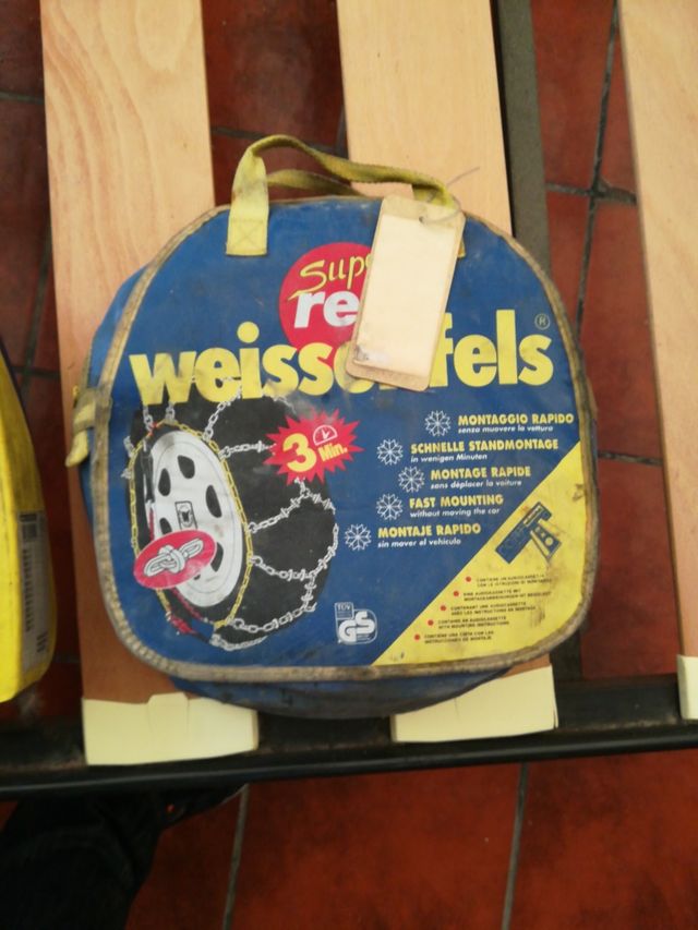 Cadenas de ruedas para hielo o nieve