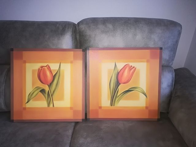 CONJUNTO DE DOS CUADROS , NUEVOS