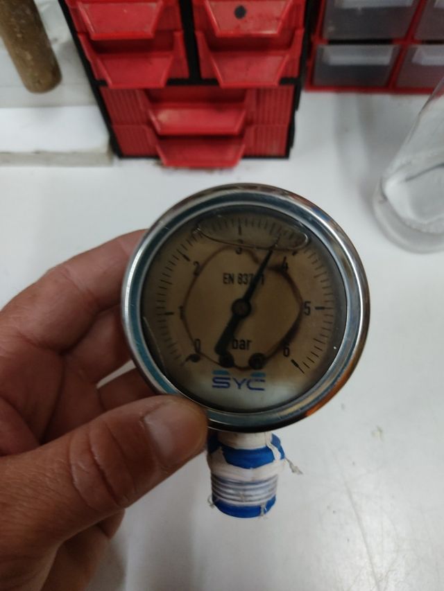 RELOJ DE PRESIÓN DE CALDERA DE CALEFACCIÓN 