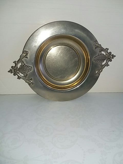 plato decorativo metalico