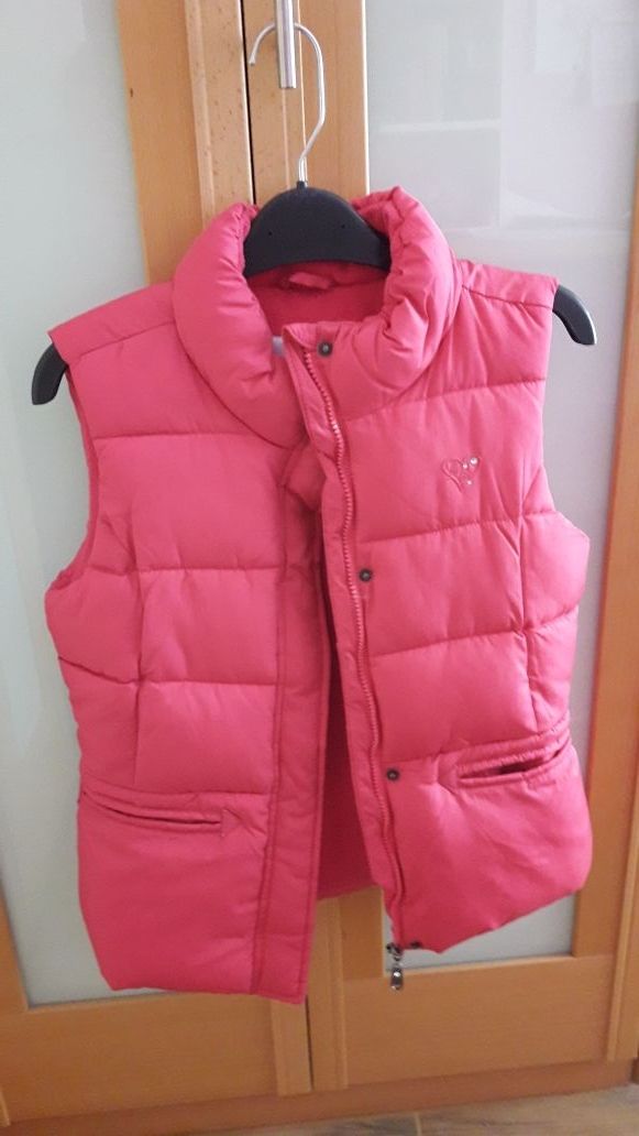 Chaleco De Niña Rosa Talla 12 Chaleco De Niña Rosa Talla 12