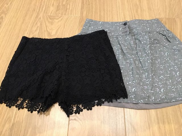 Lote de 1 minifalda y 2 shorts