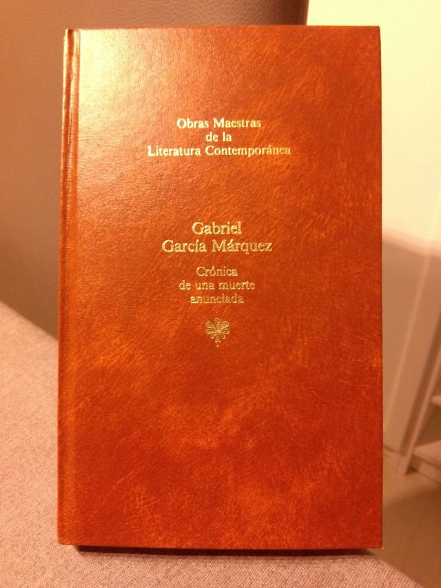 Crónica de una muerte anunciada de MÁRQUEZ