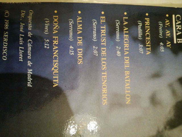 VINILO TENOR ALFREDO KRAUS