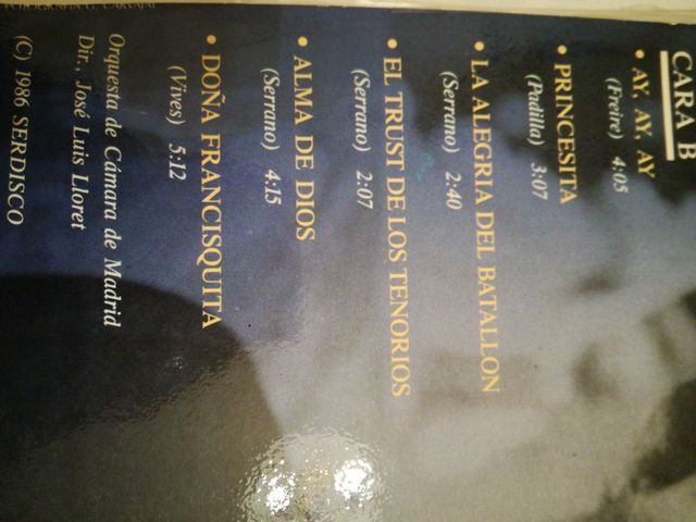 VINILO TENOR ALFREDO KRAUS